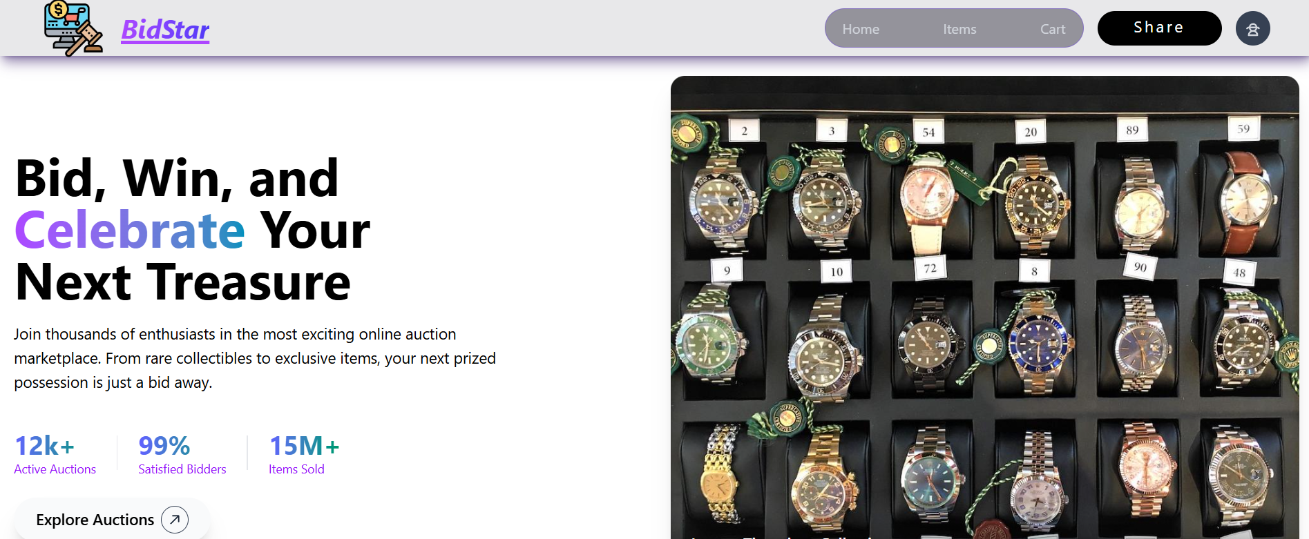 OnlineBidding - FullStack Auction House
