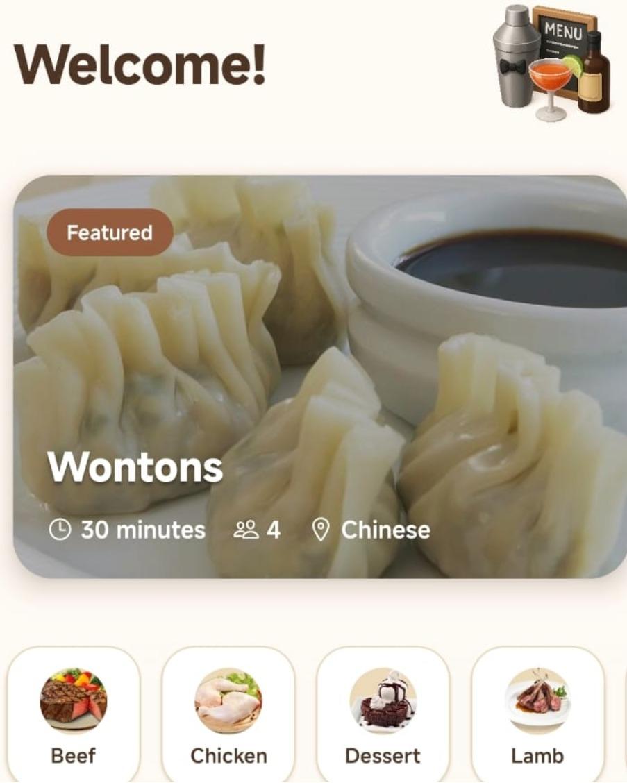 Food Recipe App 